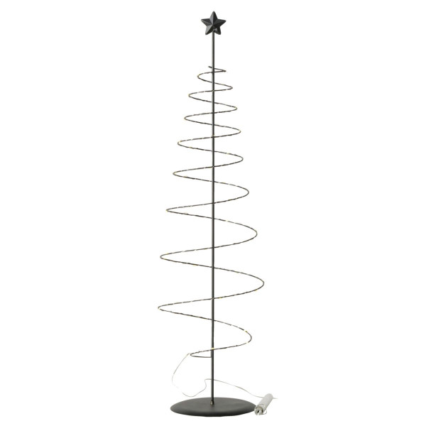 Weihnachtsbaum SATURN in schwarz aus Eisen