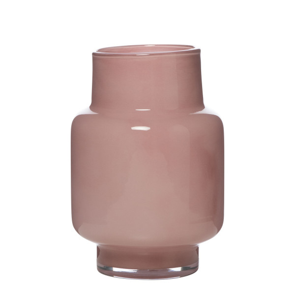 Vase PIEN in rosa aus Glas