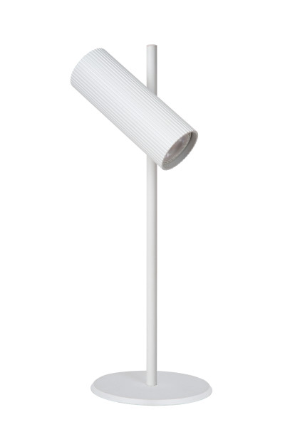 Tischleuchte CLUBS in weiß aus Aluminium