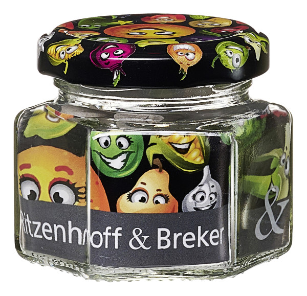 Vorratsglas SMILE klar in transparent aus Glas
