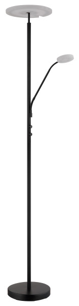 Stehleuchte STANFORD in schwarz aus Metall