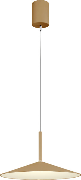 Hängeleuchte LAMPONE in beige aus Metall