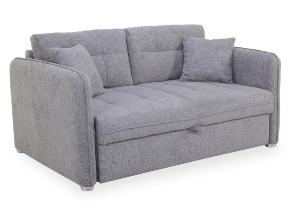 Schlafsofa HARPER JOHNSTOWN in grau aus Stoff
