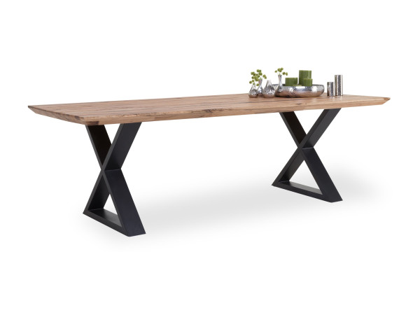 Esstisch PALAZZO in Wildeiche aus Massivholz