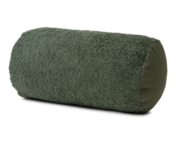 Kissenrolle CORALI in grün aus Polyester