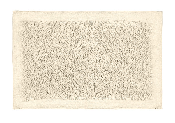Badematte SIDYMA in beige aus Stoff