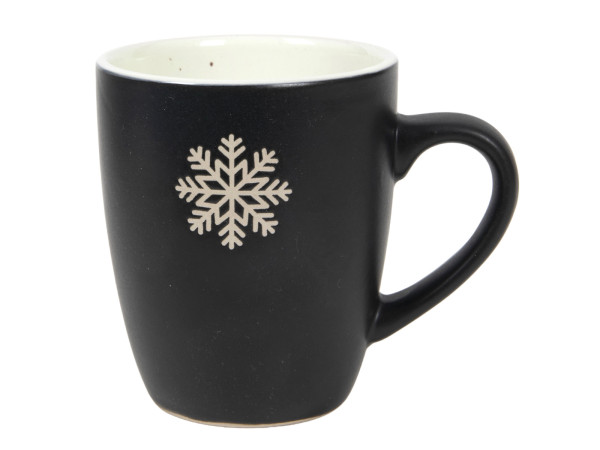 Kaffeebecher SNOWFLAKE in mehrfarbig aus Porzellan