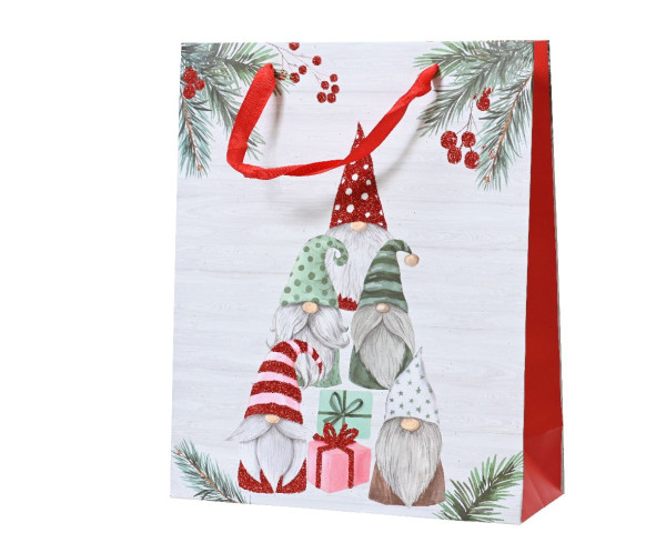 Geschenktasche in weiß aus Papier