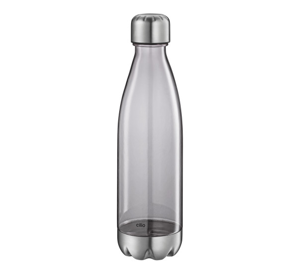 Trinkflasche cilio elegante in grau