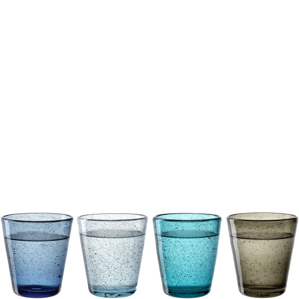 Becher-Set BURANO in mehrfarbig aus Glas