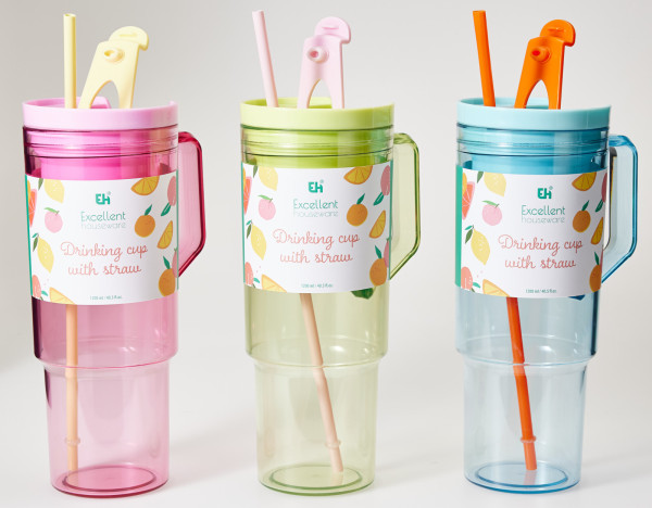 Trinkbecher TO GO COLORFUL in mehrfarbig aus Kunststoff