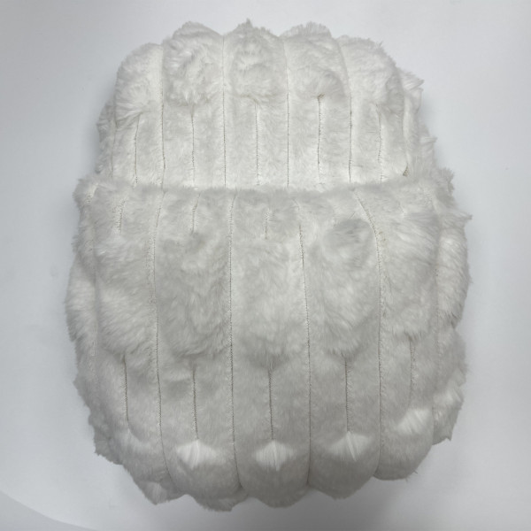 Fußwärmer FELL in weiß aus Kunststoff