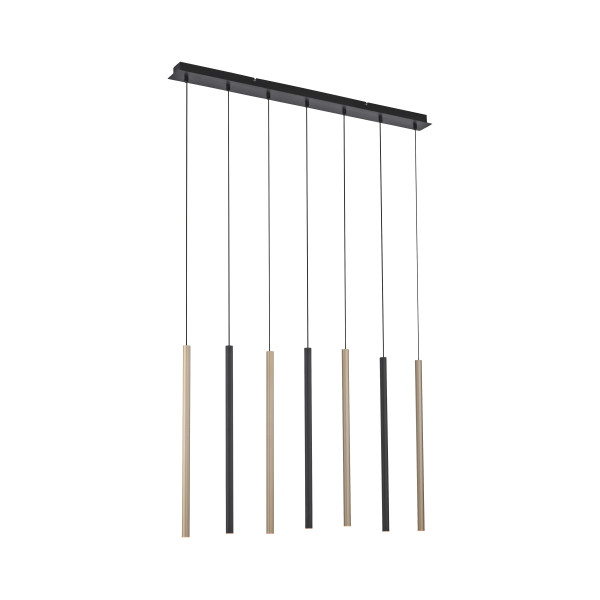 Pendelleuchte FLUTE in schwarz