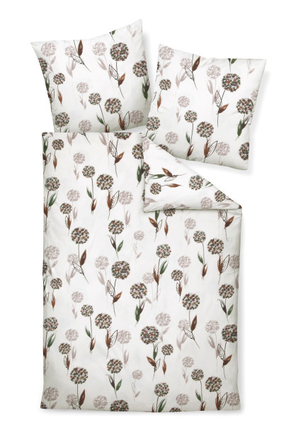 Bettwäsche PALERMO Mako-Satin in mehrfarbig aus Baumwolle