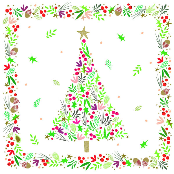 Servietten Turnowsky Christmas in weiß aus Papier