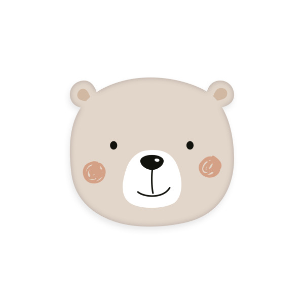 Kissen LITTLE BEAR in mehrfarbig aus Polyester