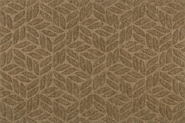 Fußmatte DUNE LEAVES TAUPE in taupe aus Mischgewebe
