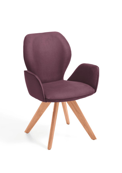 Polsterstuhl COLORADO in  Nirvana rot