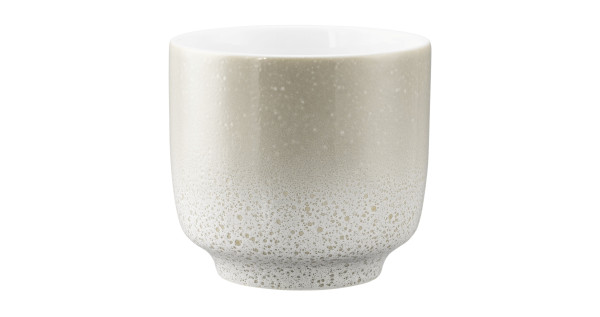 Cappuccinoobertasse SENTO HOME in creme aus Porzellan