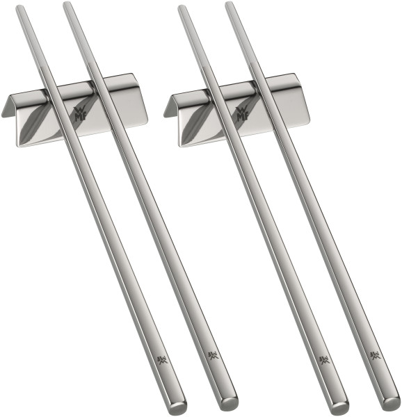 Chopsticks-Set WMF NUOVA in silberfarben aus Metall