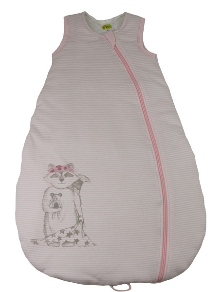Schlafsack Baby in weiß aus Baumwolle