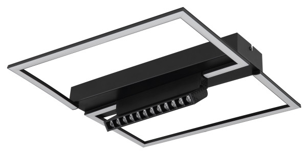 Deckenleuchte MAXWELL in schwarz aus Metall
