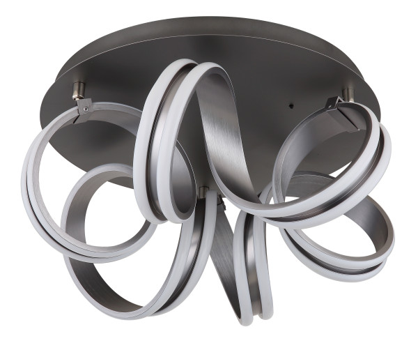 Deckenleuchte KUNI in grau aus Metall