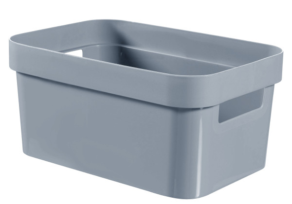 Box infinity RECYCLING 17L in blau aus Polypropylen