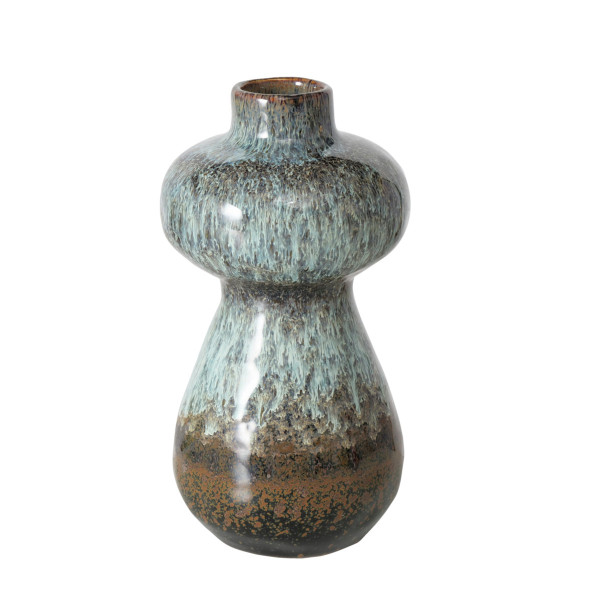 Vase CLEMY in mehrfarbig aus Steingut