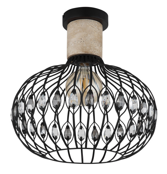 Deckenleuchte DORTHY in schwarz aus Metall