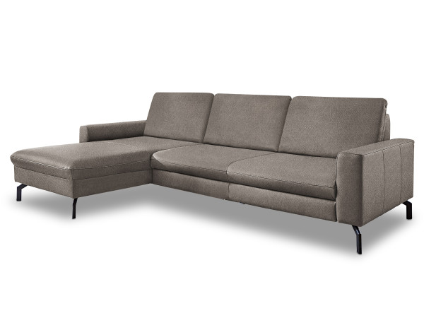 Polsterecke SYSTEMPOLSTER ZELDA in 16525 stone aus Stoff