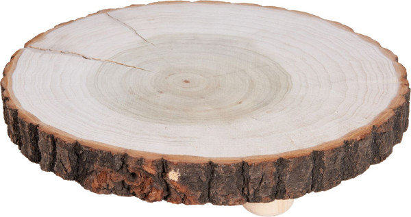Deko-Platte BAUMSCHEIBE in natur aus Holz