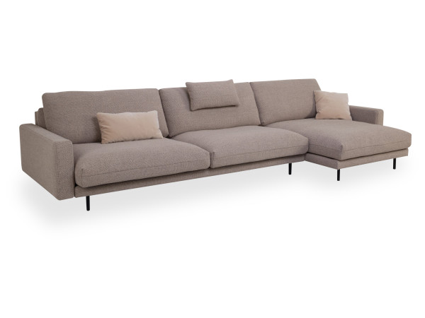 Polsterecke ROLF BENZ KAIA 350 in graubeige aus Stoff