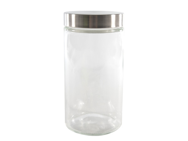 Vorratsglas SILVER in transparent aus Glas