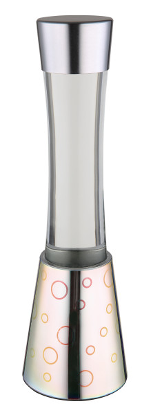 Tischleuchte SPARKLE in chrom aus Glas