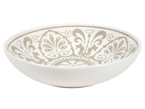 Suppenteller HARMONY in sand aus Steinzeug