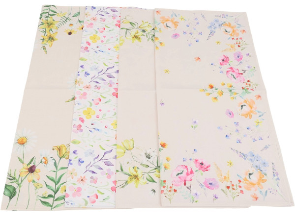 Tischdecke FLORAL in mehrfarbig aus Polyester