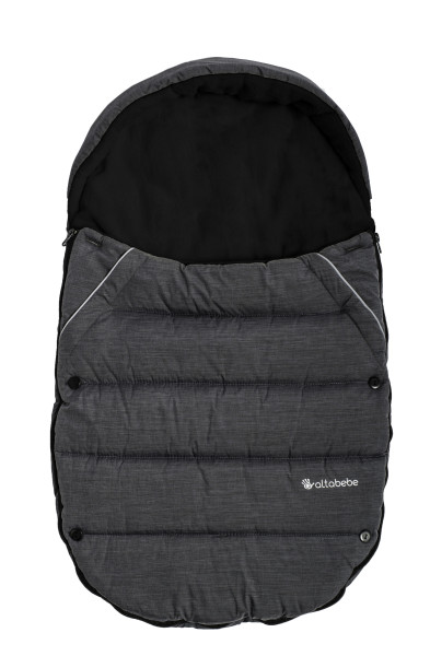 Winterfußsack ALPIN in mehrfarbig aus Materialmix