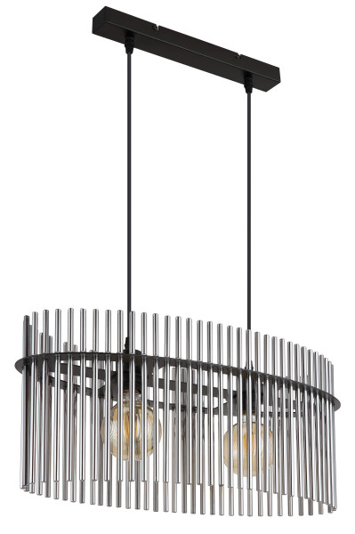 Hängeleuchte GORLEY in schwarz aus Metall