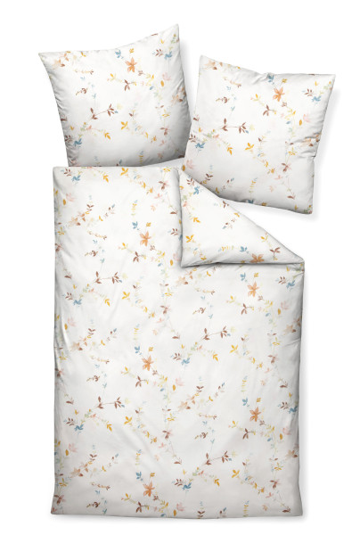 Bettwäsche PALERMO Mako-Satin in mehrfarbig aus Baumwolle
