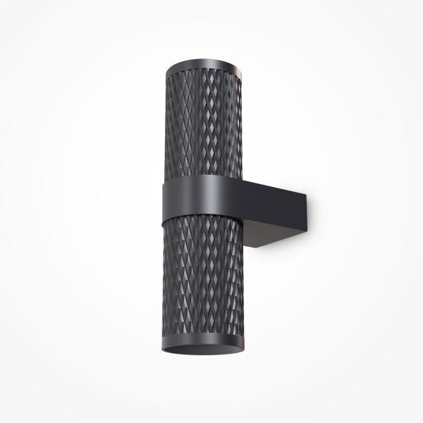 Wandleuchte FOCUS DESIGN in schwarz aus Aluminium