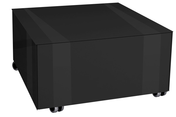 Couchtisch MACKENZIE in schwarz aus Glas