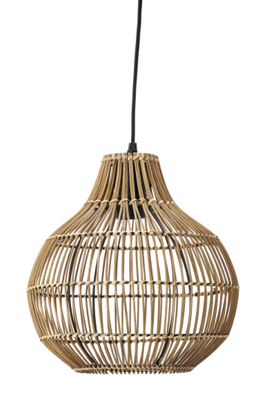 Pendelleuchte PACINO in braun aus Rattan
