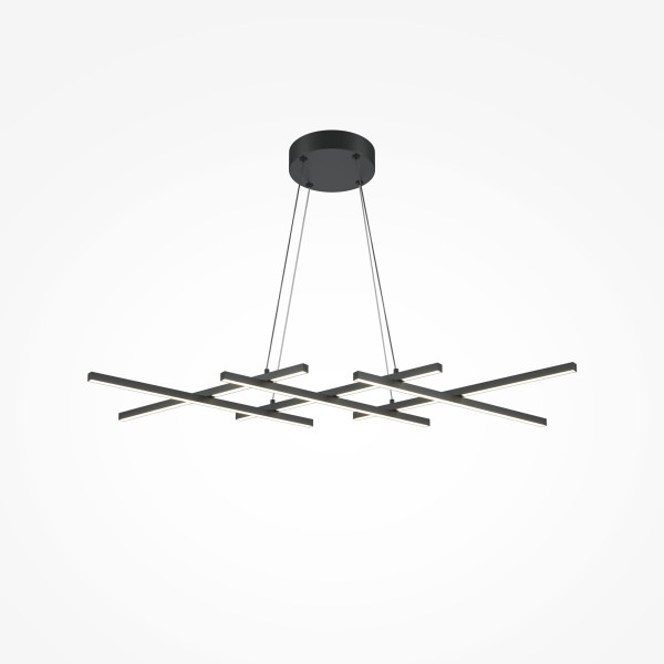 Pendelleuchte HALO in schwarz aus Aluminium