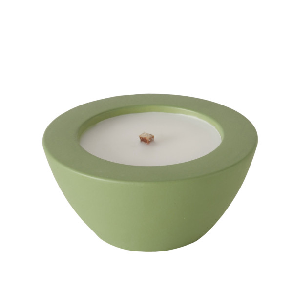 Kerzentopf BONKO in mehrfarbig aus Materialmix