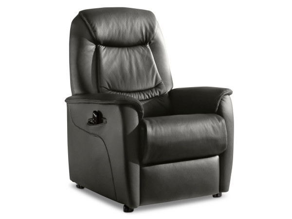 Relaxsessel Rolf Weber HEINSBERG in grau aus Leder