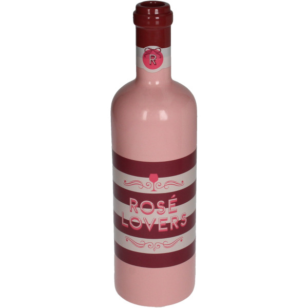 Vase WINE in pink aus Keramik