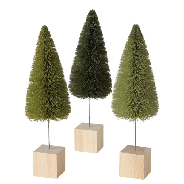 Weihnachtsbaum DRAHT TREIDA in grün aus Materialmix