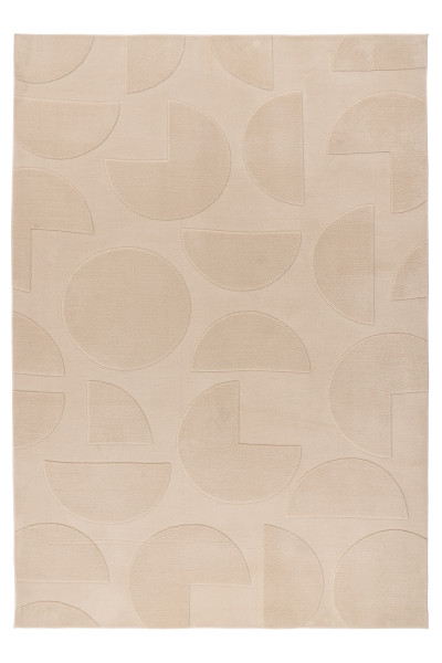 Teppich FOCUS beige in beige aus Polyester