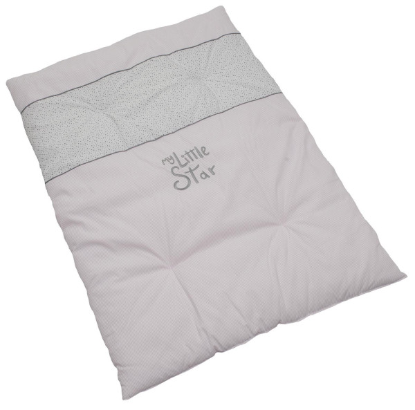 Krabbeldecke MY LITTLE STAR in rosa aus Stoff